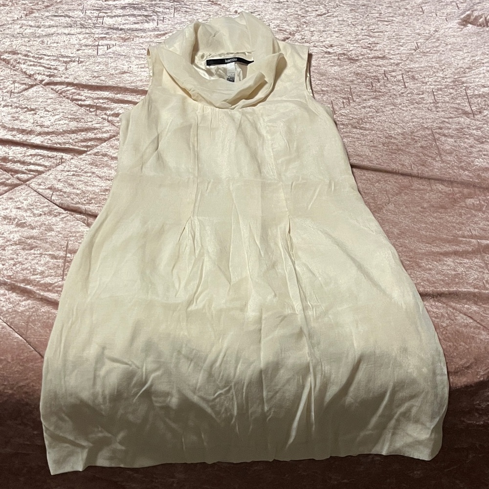 Kensie Cream Midi Dress